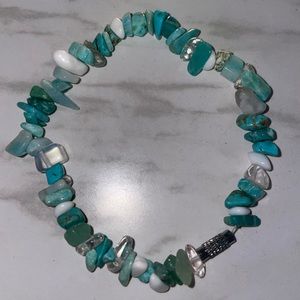 Beaded Chip Stone Bracelet